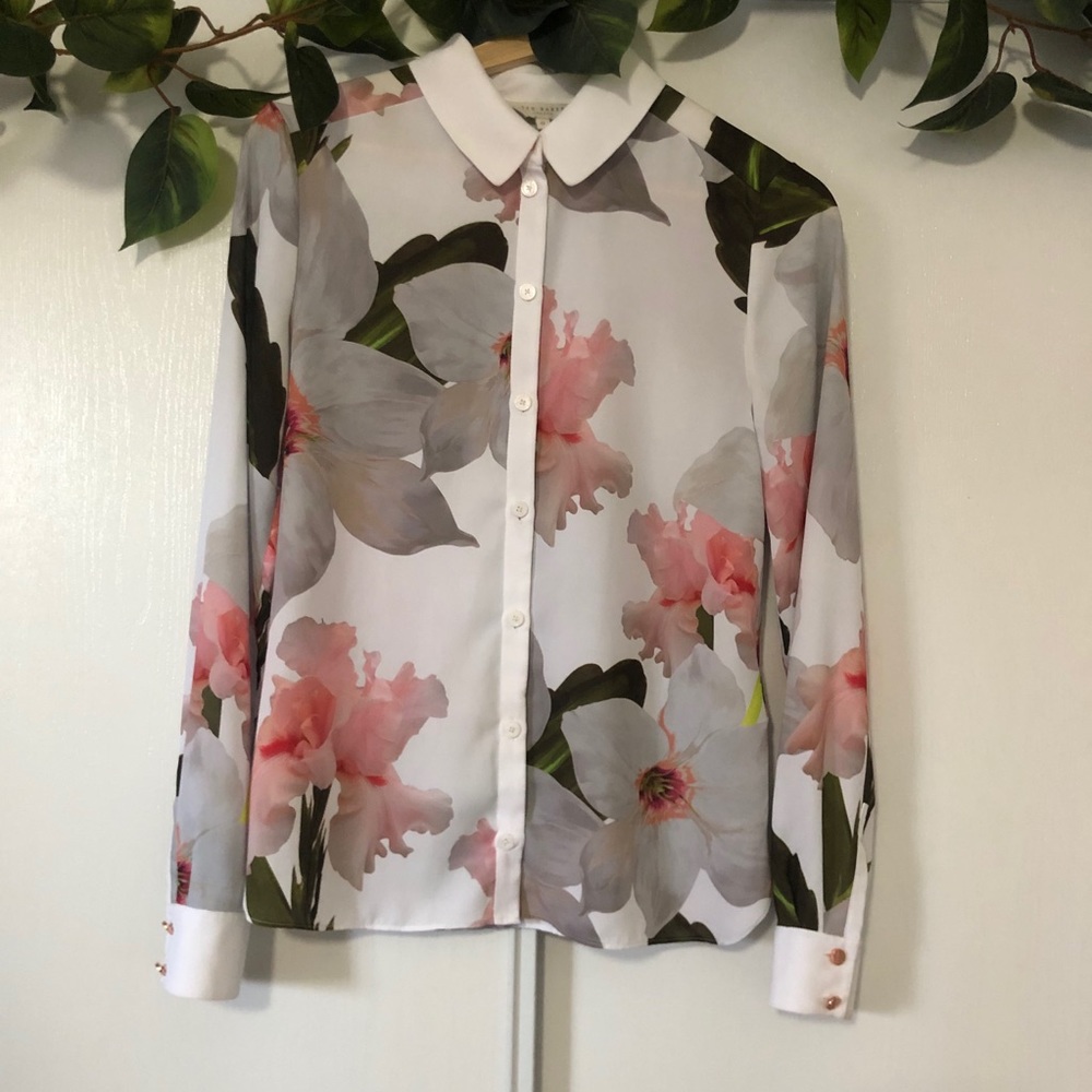 Ted Baker London long sleeve blouse